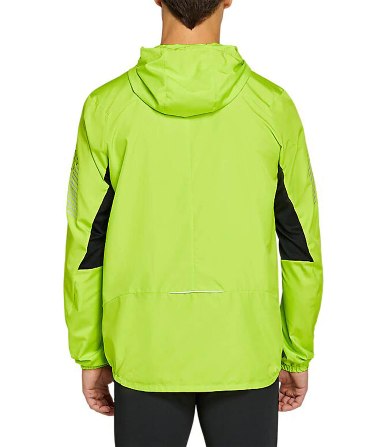 Asics Lite Show Jacket ветрозащитная куртка мужская лайм - 2