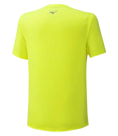 Mizuno Impulse Core Tee беговая футболка мужская желтая