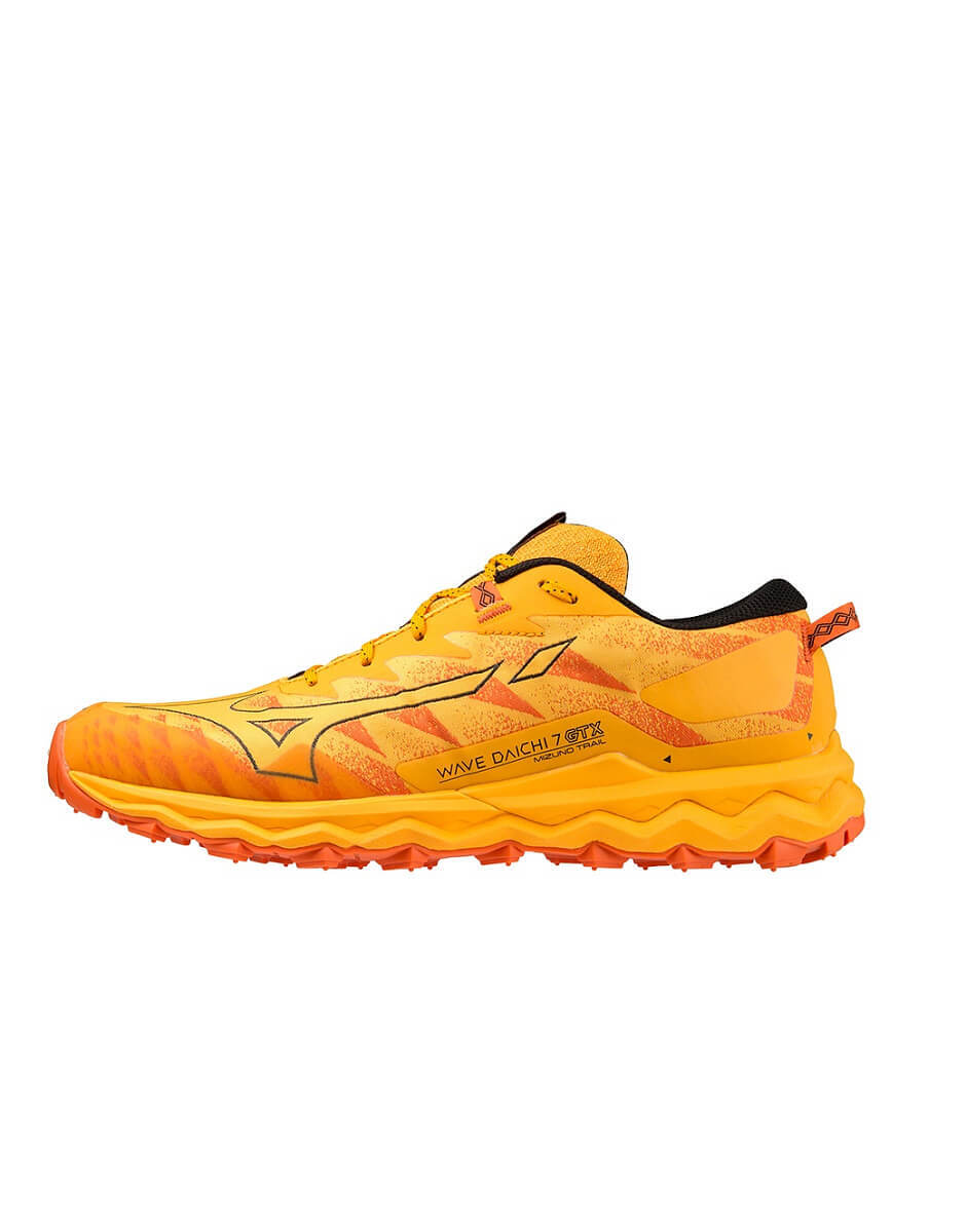 Мужские кроссовки для бега Mizuno Wave Daichi 7 GoreTex оранжевые - 5