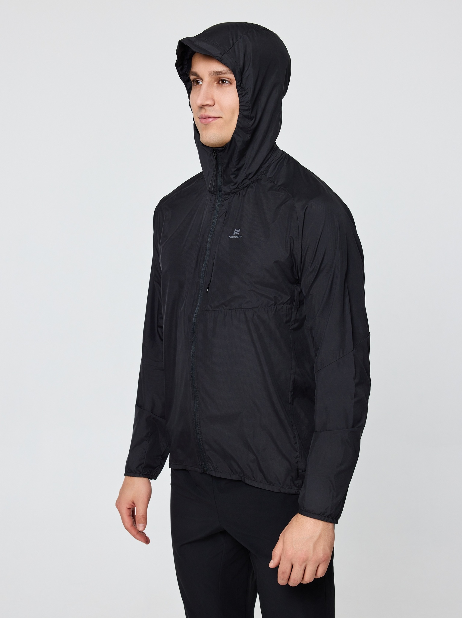 Мужская спортивная ветровка Nordski Easy Run black - 8
