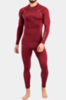 Мужское термобелье рейтузы Brubeck Thermo Nilit бордовые - 3