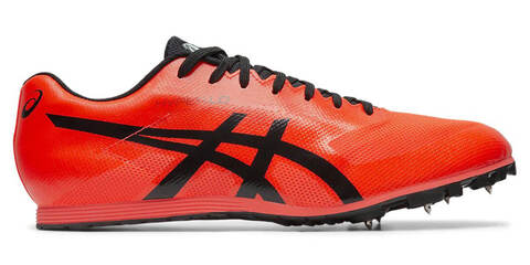 Asics Hyper Ld 6 легкоатлетические шиповки на длинные дистанции красные (Распродажа)