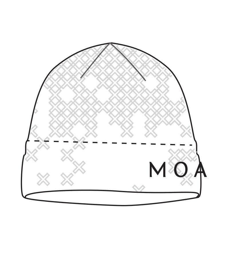Гоночная шапка Moax Race белый принт