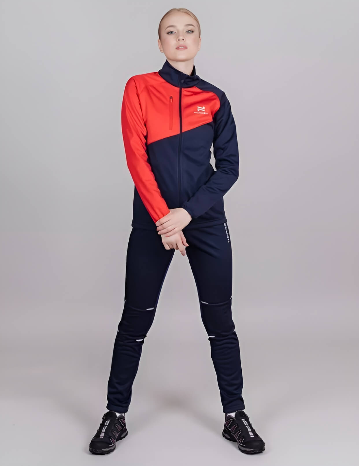 Nordski Jr Premium лыжный костюм детский blueberry-red