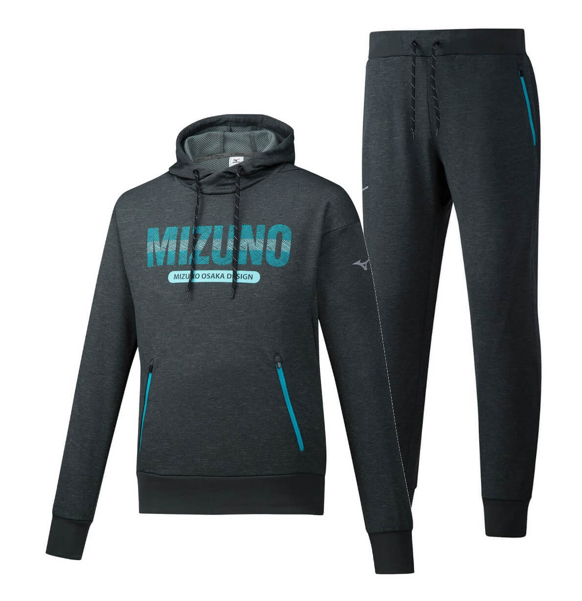 Mizuno Heritage спортивный костюм мужской dark grey