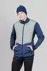 Мужской костюм для бега зимой Nordski Hybrid Hood Pro blue-ice mint - 7