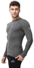 Термобелье Футболка Norveg Soft Shirt мужская с длинным рукавом серая - 2