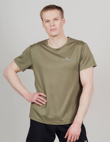 Мужская спортивная футболка Nordski Run оливковый