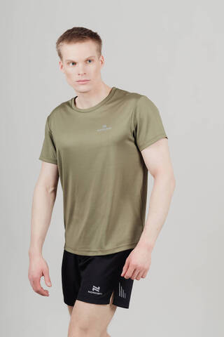 Мужская спортивная футболка Nordski Run оливковый