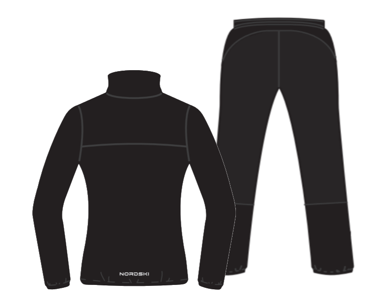 Nordski Motion Premium костюм для бега женский Black - 2