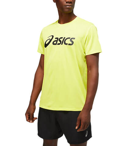 Asics Core Top футболка для бега мужская желтая
