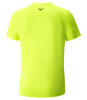 MIZUNO TRANSFORM TEE мужская беговая футболка желтая - 1