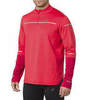 Asics Lite Show Winter Ls 1/2 Zip Top рубашка беговая мужская красная - 1