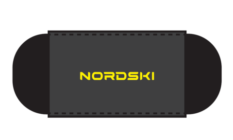 Скрепки для лыж Nordski black-yellow