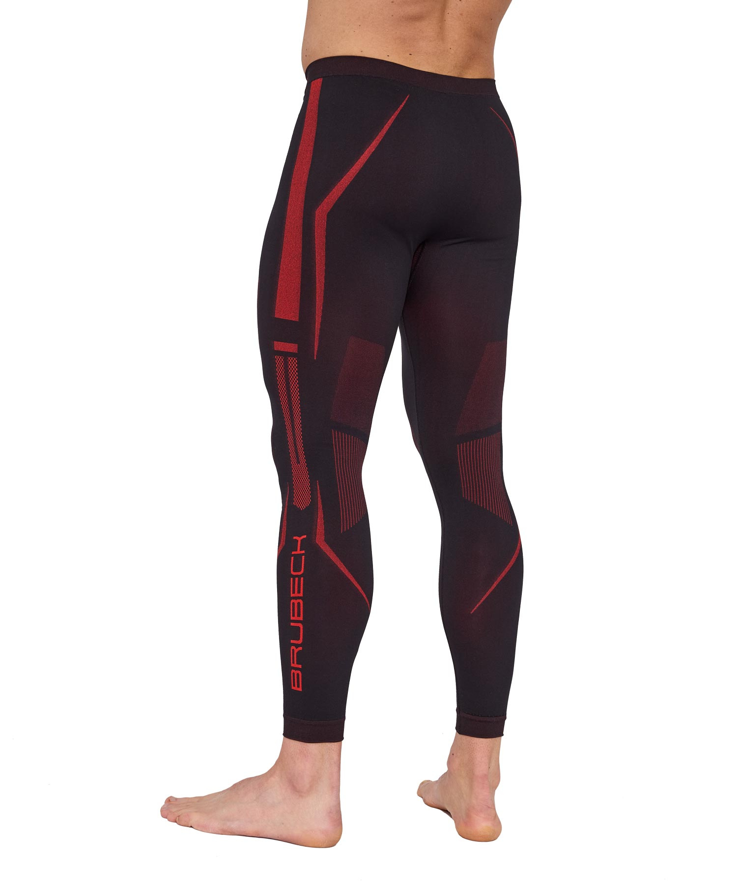 Мужской комплект термобелья Brubeck Dry черный-красный - 7