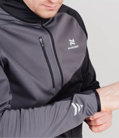 Nordski Premium лыжная куртка мужская black-graphite