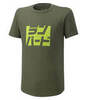 Mizuno Athletic Runbird Tee беговая футболка мужская зеленая (Распродажа) - 1