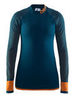 Термобелье женское Craft Warm Intensity рубашка темно-синяя - 1