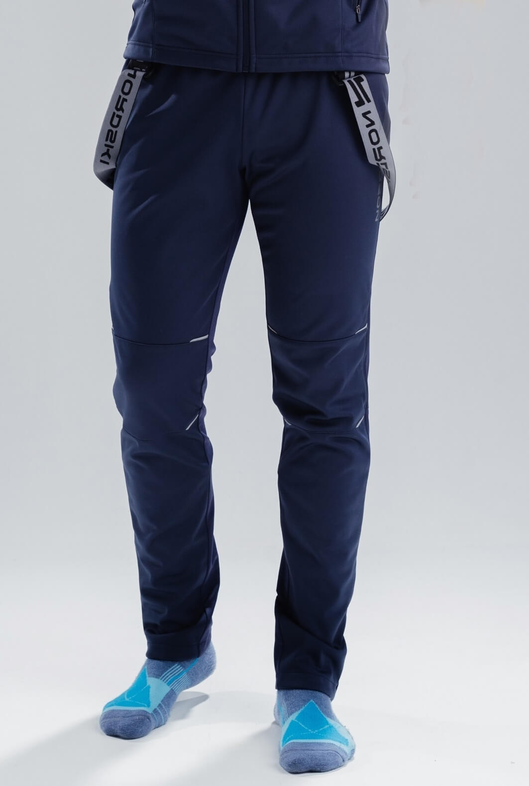 Мужские разминочные лыжные штаны-самосбросы Nordski Premium NSM305021