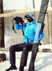 Nordski чехол для лыж 195 см 1 пара черный-синий - 4