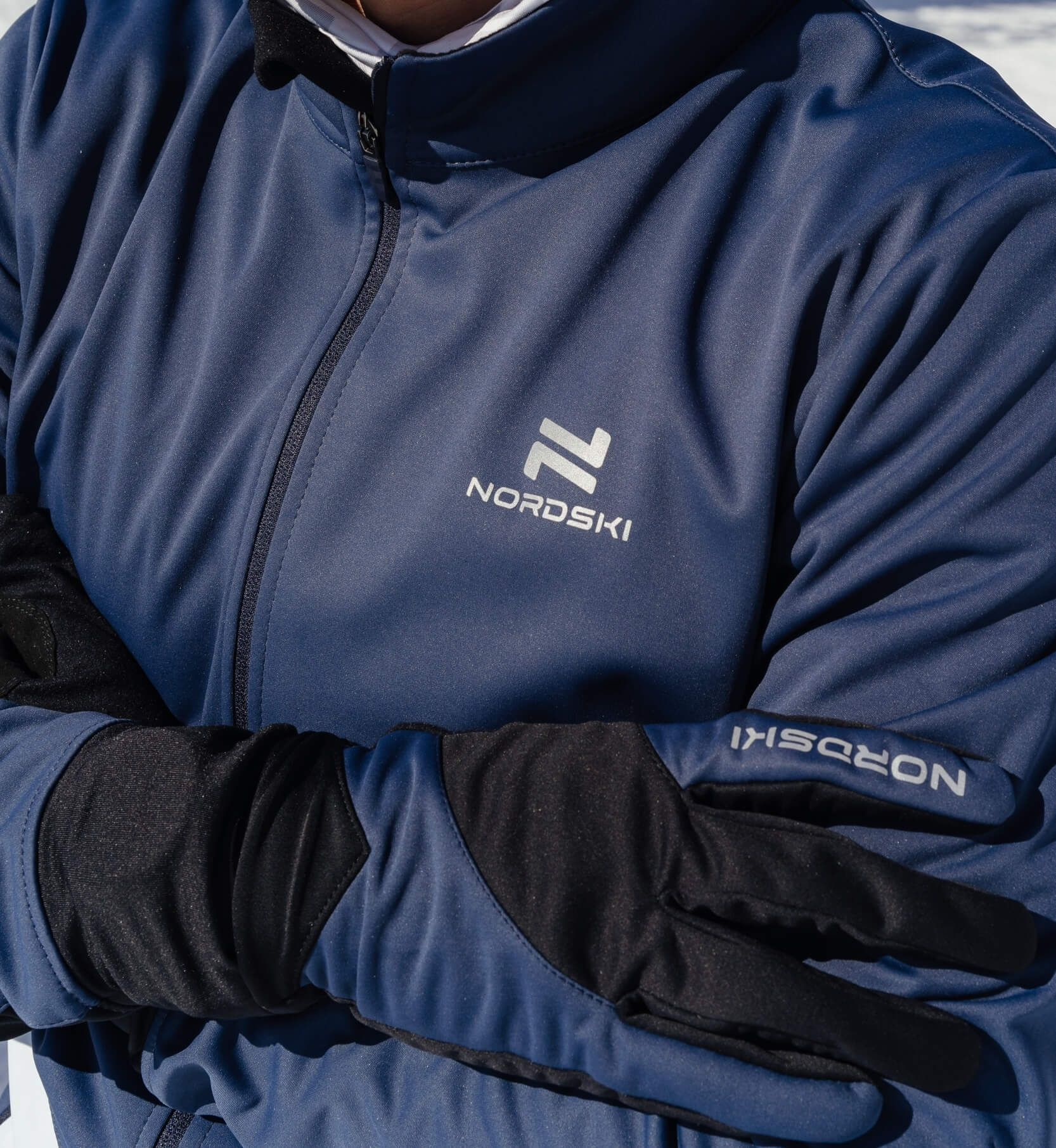 Гоночные профессиональные перчатки Nordski PRO indigo blue - 5