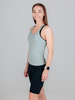 Женский комплект для тренировок Noname Pace Chop Biker dusty green-black - 2