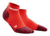 Мужские ультратонкие компрессионные носки CEP красные - 1