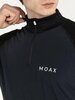 Мужской комплект термобелья с ветрозащитой Moax Race Wind черный - 6
