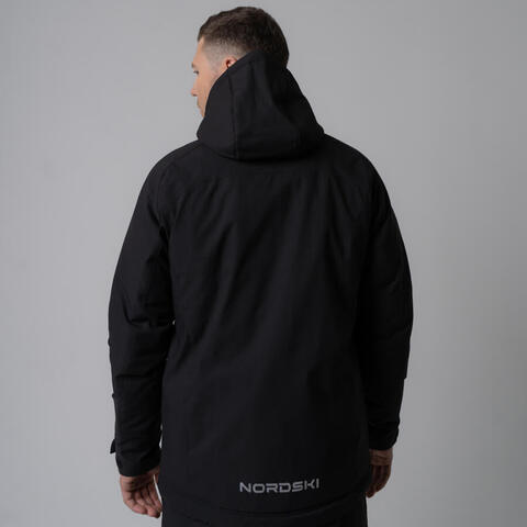 Nordski Pulse лыжная утепленная куртка мужская черная