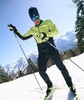 Мужской тренировочный лыжный костюм Nordski Advance lime-black - 1