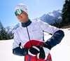 Мужская тренировочная лыжная куртка Nordski Pro 2.0 white-red-blue - 7