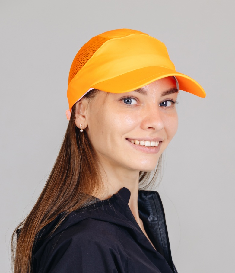 Спортивная кепка Noname Race neon orange - 2