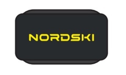 Липучки для лыж Nordski black-yellow