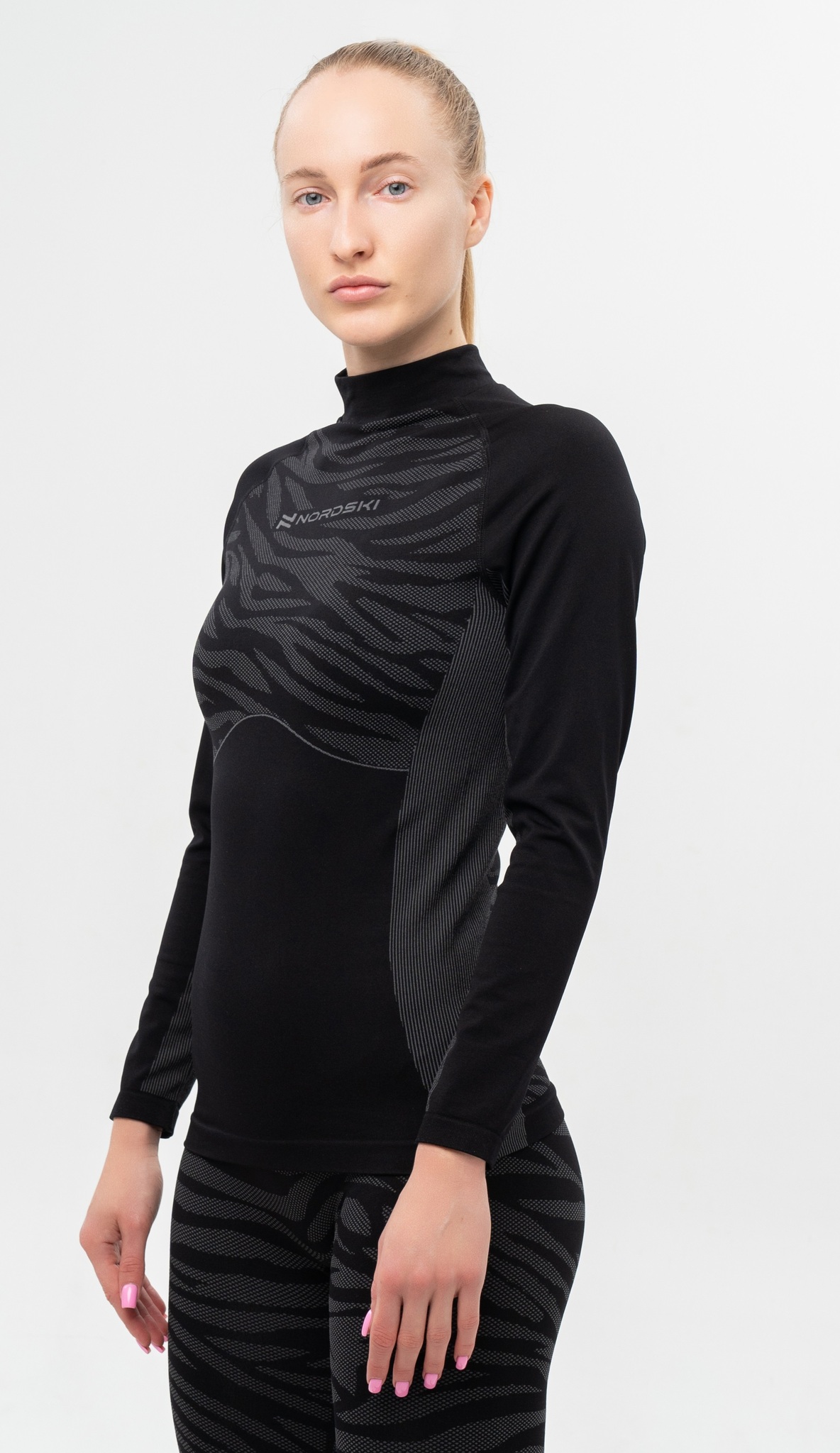 Женский комплект термобелья Nordski Snake black-grey - 5