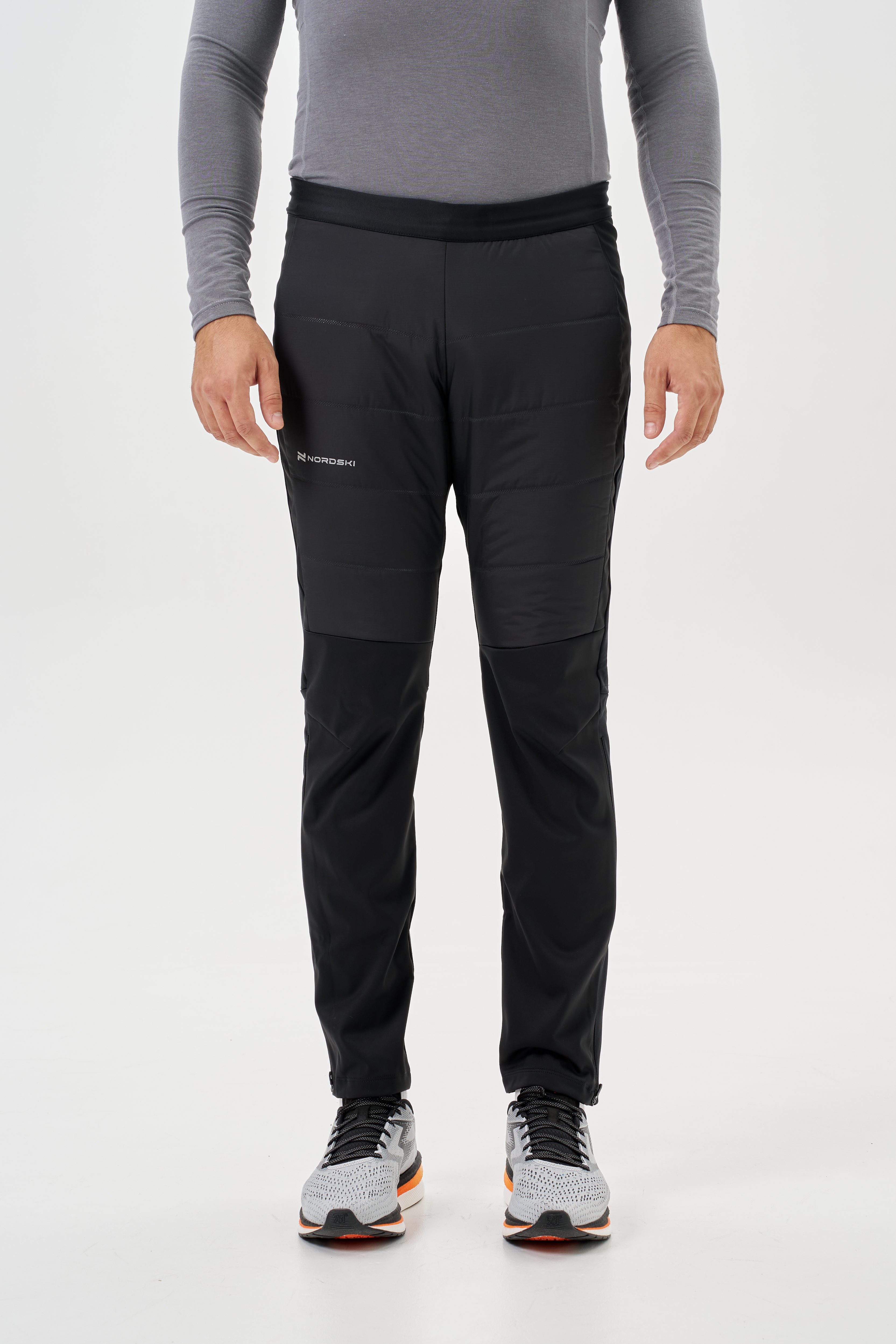 Мужской костюм для лыж и бега зимой Nordski Hybrid Pro 2.0 pearl blue-black - 13