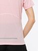 Женская спортивная футболка Moax Motion Mesh нежно-розовая - 5