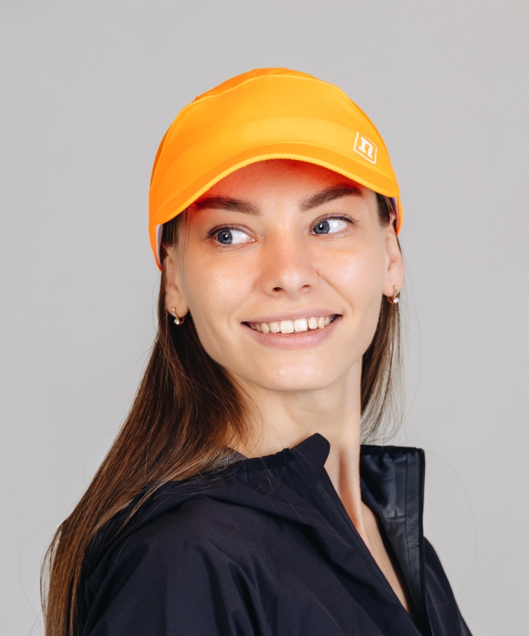 Спортивная кепка Noname Race neon orange - 3