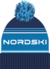 Nordski Stripe теплая шапка dark blue - 1