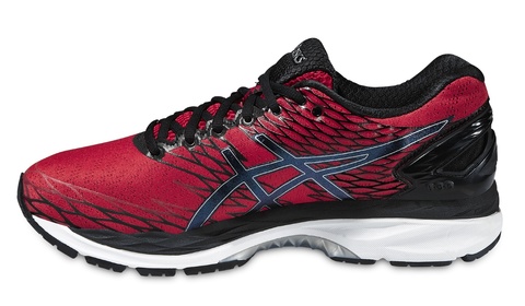 Мужские кроссовки для бега Asics Gel-Nimbus 18 (T600N 2390) красные |  Five-sport.ru