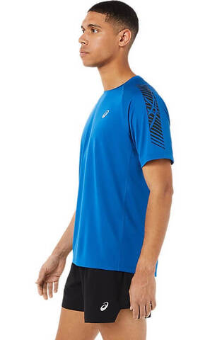 Asics Icon Ss Top беговая футболка мужская синяя