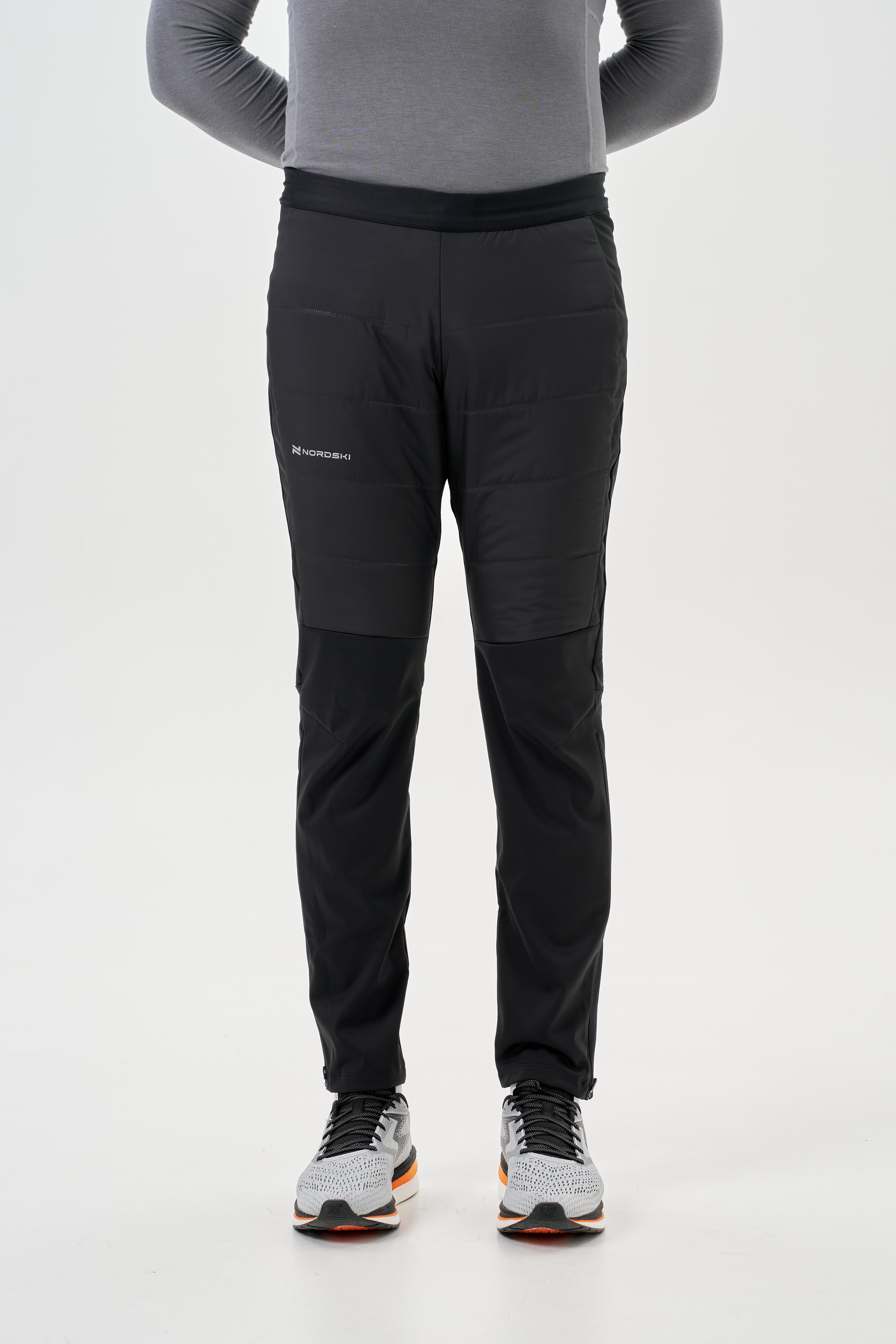 Мужской костюм для лыж и бега зимой Nordski Hybrid Pro 2.0 pearl blue-black - 14