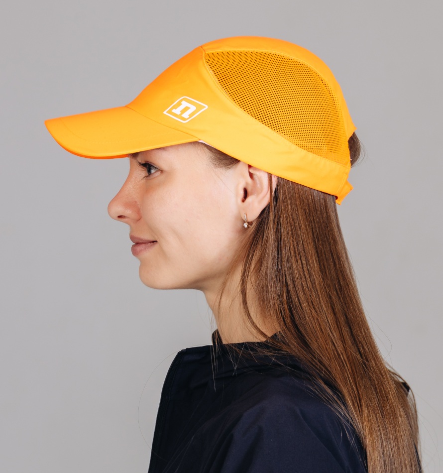 Спортивная кепка Noname Race neon orange - 4