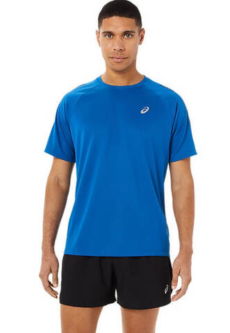 Asics Icon Ss Top беговая футболка мужская синяя