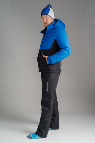 Nordski Montana теплый лыжный костюм мужской синий-черный
