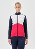 Женская тренировочная лыжная куртка Nordski Advance white-pink-blueberry - 1