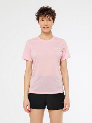 Женская спортивная футболка Moax Motion Mesh нежно-розовая