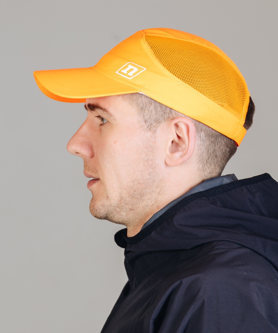 Спортивная кепка Noname Race neon orange - 7