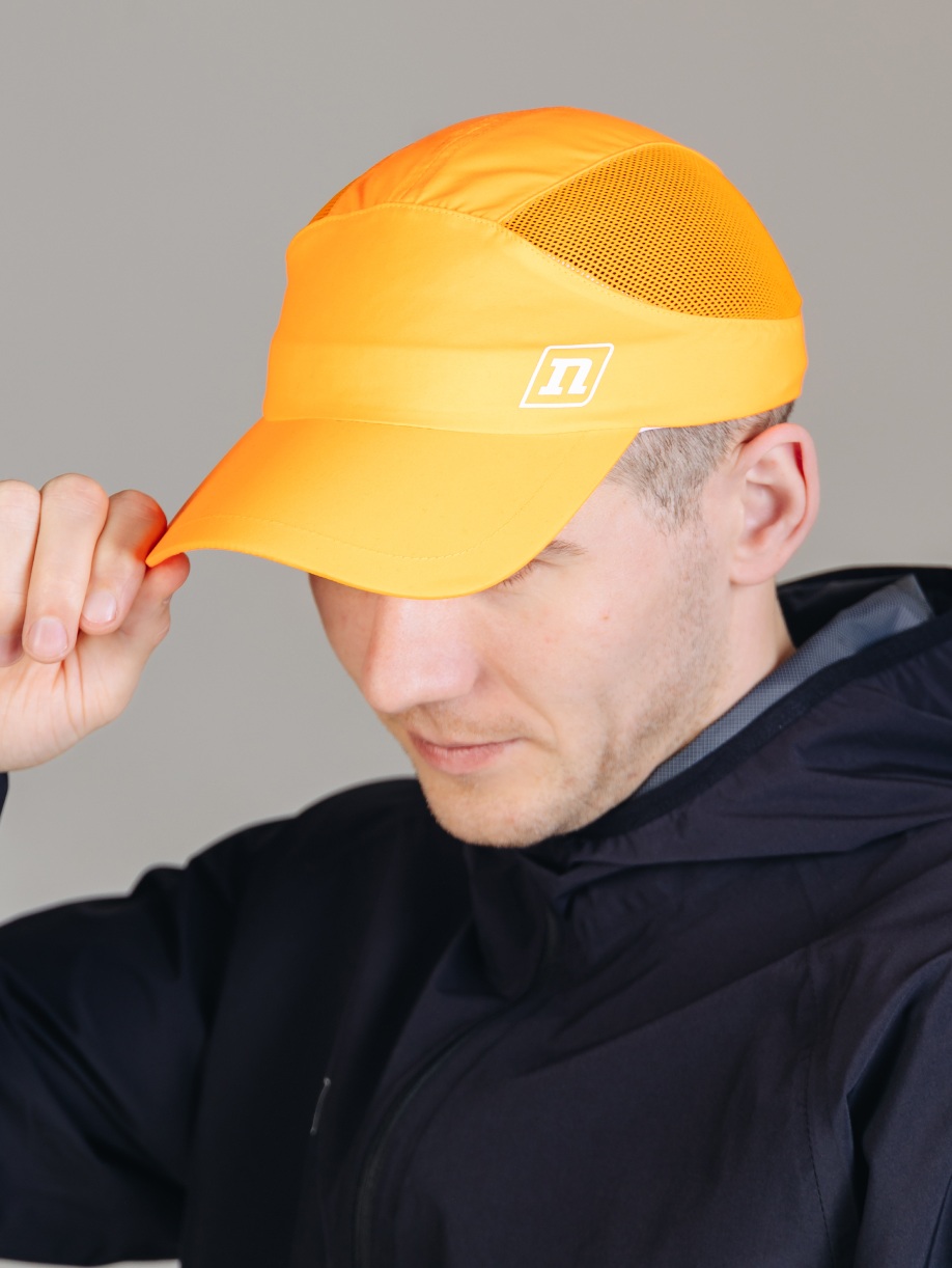 Спортивная кепка Noname Race neon orange - 6