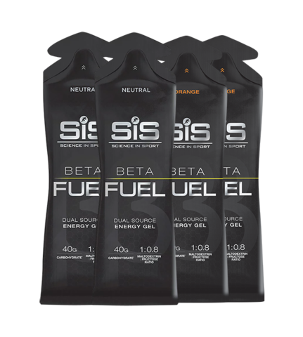 Набор высокоуглеводных гелей SIS Beta Fuel 60 мл апельсин-нейтральный 4 шт