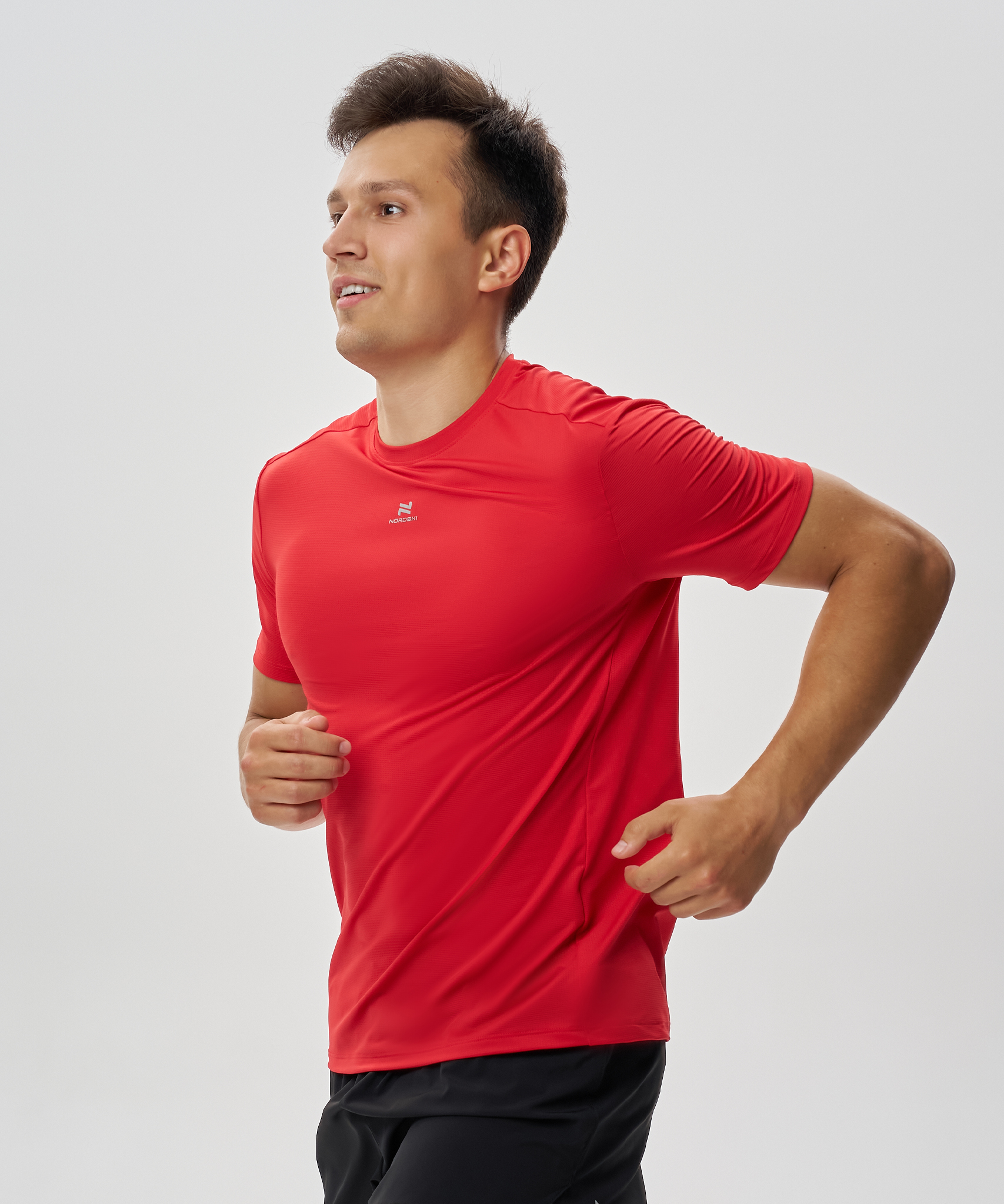 Мужская спортивная футболка Nordski Run 2.0 red - 2